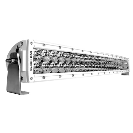 Black Oak Led Black Oak Pro Series Curved Double Row Combo 30 in. Light Bar, White 30CCM-D5OS